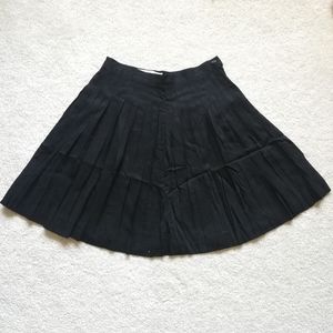 Black Pleated Skirt